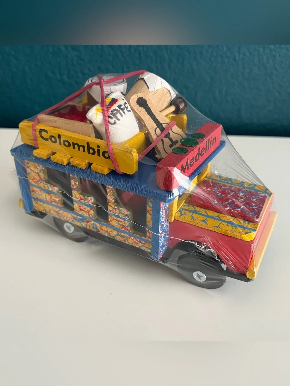 Colombia Medellin handmade miniature wooden 
